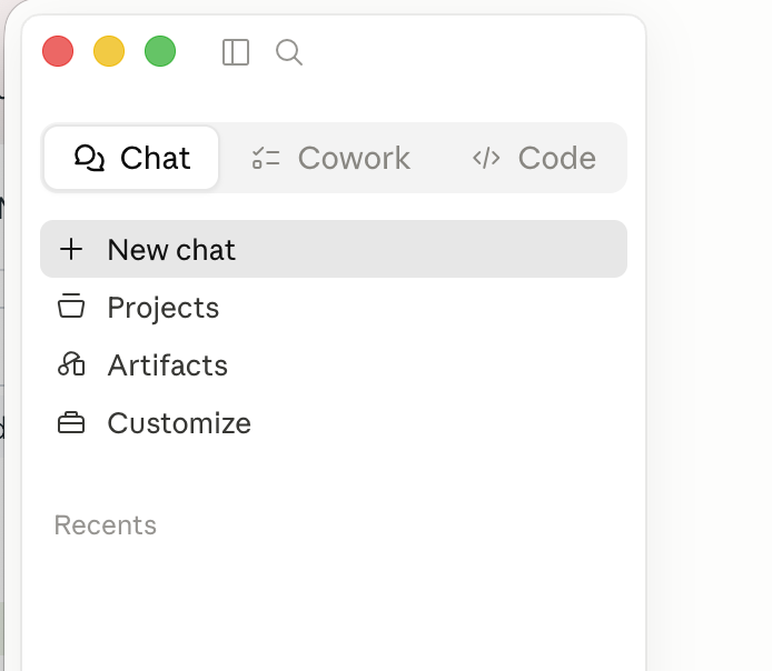 Claude settings with the Customize section open