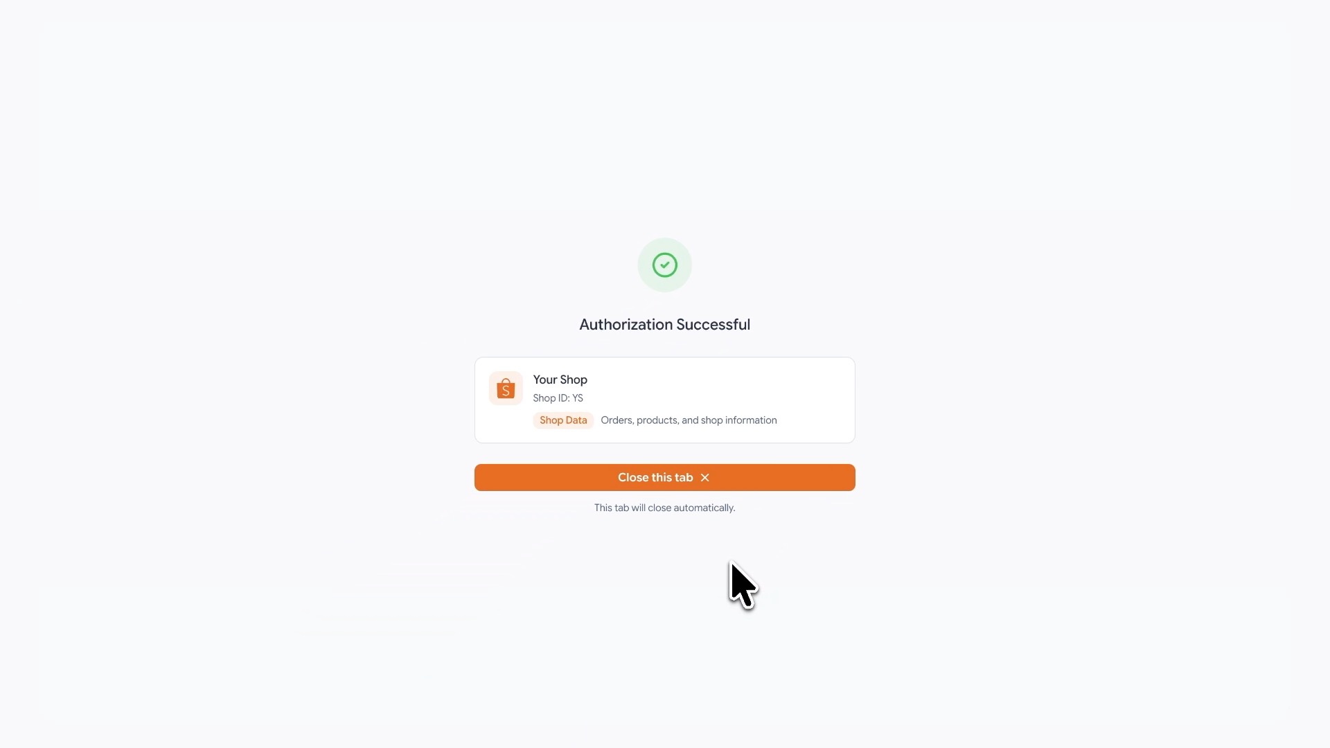 Shop connected